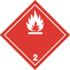 Class 2 Dangerous Goods Label